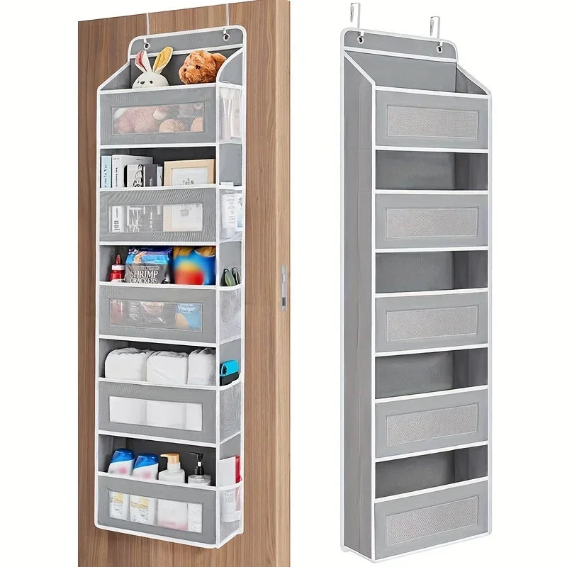5-Shelf Hanging Organizer with Large Pockets – Over Door Storage for Bedroom & Bathroom

5-shelf hanging door organizer with large pockets for bedroom and bathroom storage

