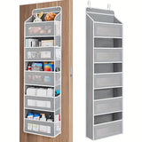 5-Shelf Hanging Organizer with Large Pockets – Over Door Storage for Bedroom & Bathroom

5-shelf hanging door organizer with large pockets for bedroom and bathroom storage

