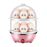 Double Layer Egg Cooker – 14 Egg Capacity Electric Boiler with Auto Shut-Off & Measuring Cup

Double layer electric egg cooker with 14 egg capacity, steam function, measuring cup, and auto shut-off

