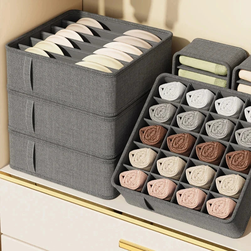 Drawer Organizer Box with 6/7/20 Grids – Underwear, Socks, Bra & Pants Storage Divider for Closet & Cabinets

Drawer storage organizer box with 6, 7, and 20 grid options for sorting underwear, socks, bras, and pants

