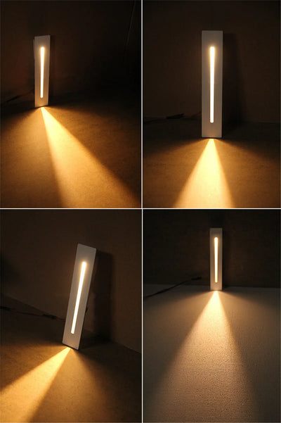 3W Recessed LED Stair Light – Indoor Step & Wall Corner Lighting for Hallways & Stairs