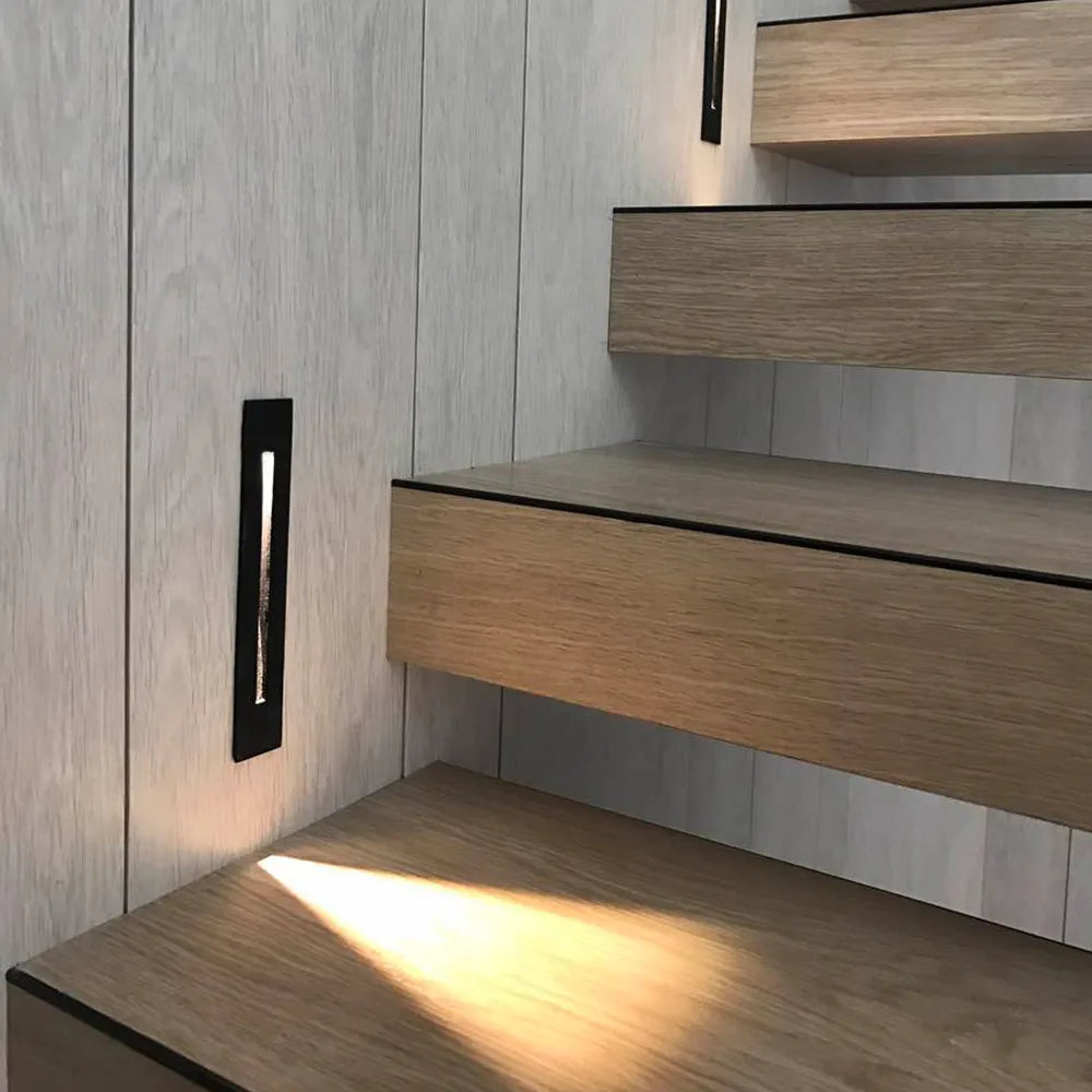 3W Recessed LED Stair Light – Indoor Step & Wall Corner Lighting for Hallways & Stairs