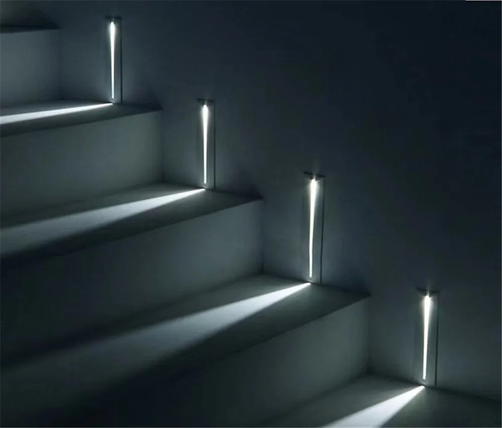 3W Recessed LED Stair Light – Indoor Step & Wall Corner Lighting for Hallways & Stairs