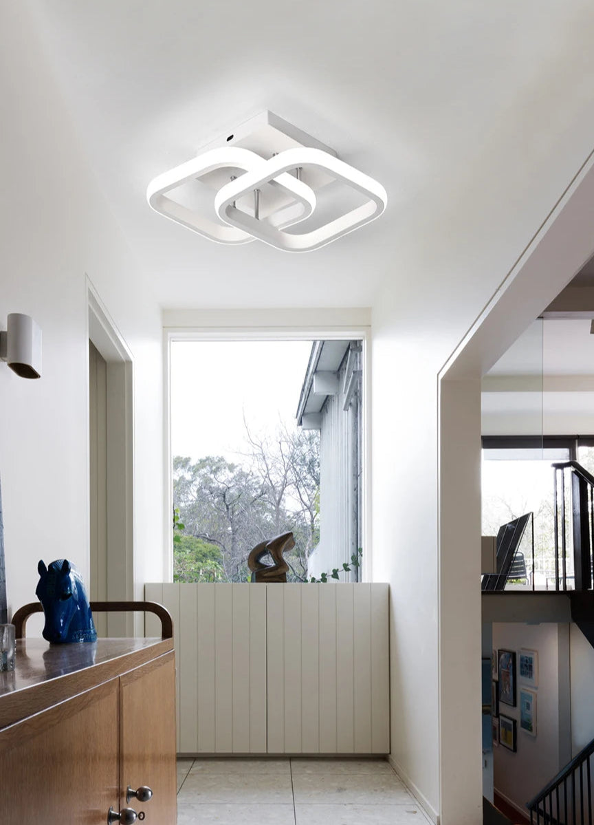 IRALAN LED Ceiling Chandelier Light – Flush Mount for Hallway, Kitchen & Bedroom