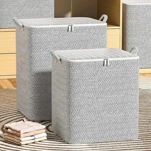 Large Capacity Quilt Storage Bag – Waterproof, Dustproof Duvet & Blanket Organizer, Foldable Household Moving Bag

Large capacity waterproof quilt storage bag for blankets and duvet protection, foldable and dustproof


