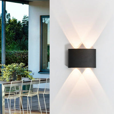 Outdoor Waterproof Wall Lamp – Minimalist LED Light for Gate & Garden