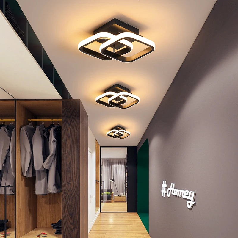 IRALAN LED Ceiling Chandelier Light – Flush Mount for Hallway, Kitchen & Bedroom