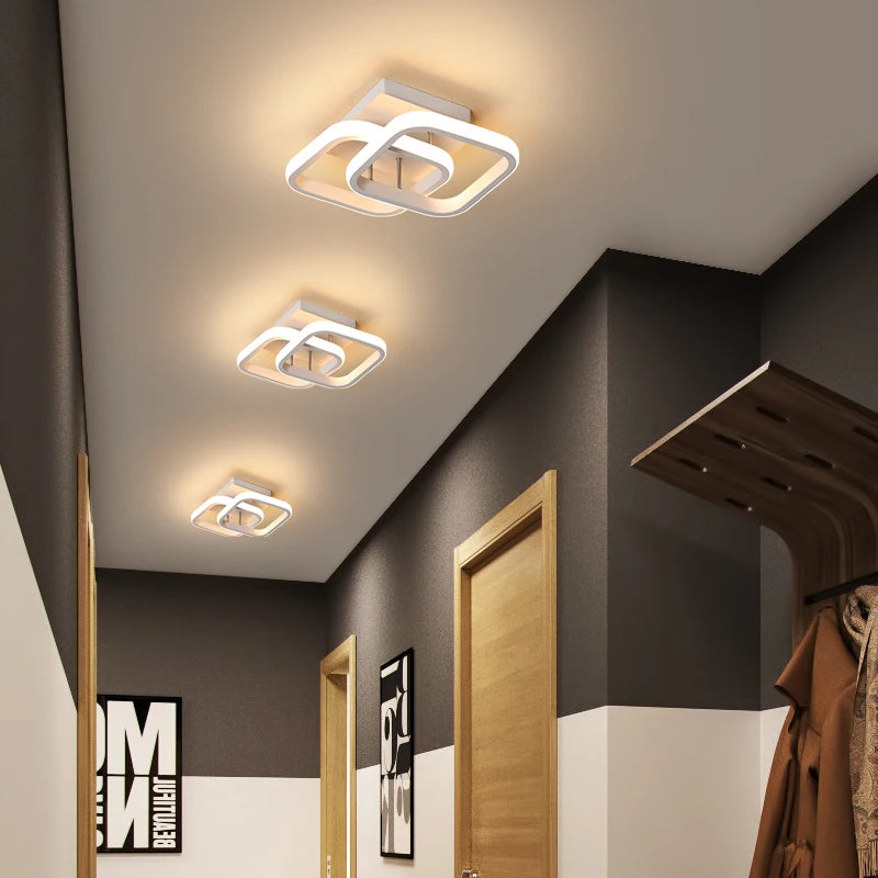 IRALAN LED Ceiling Chandelier Light – Flush Mount for Hallway, Kitchen & Bedroom
