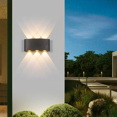 Outdoor Waterproof Wall Lamp – Minimalist LED Light for Gate & Garden