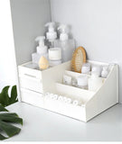 Large Capacity Makeup Organizer Box with Drawers – Cosmetic Storage Shelf for Dressing Table & Skincare