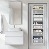 5-Shelf Hanging Organizer with Large Pockets – Over Door Storage
