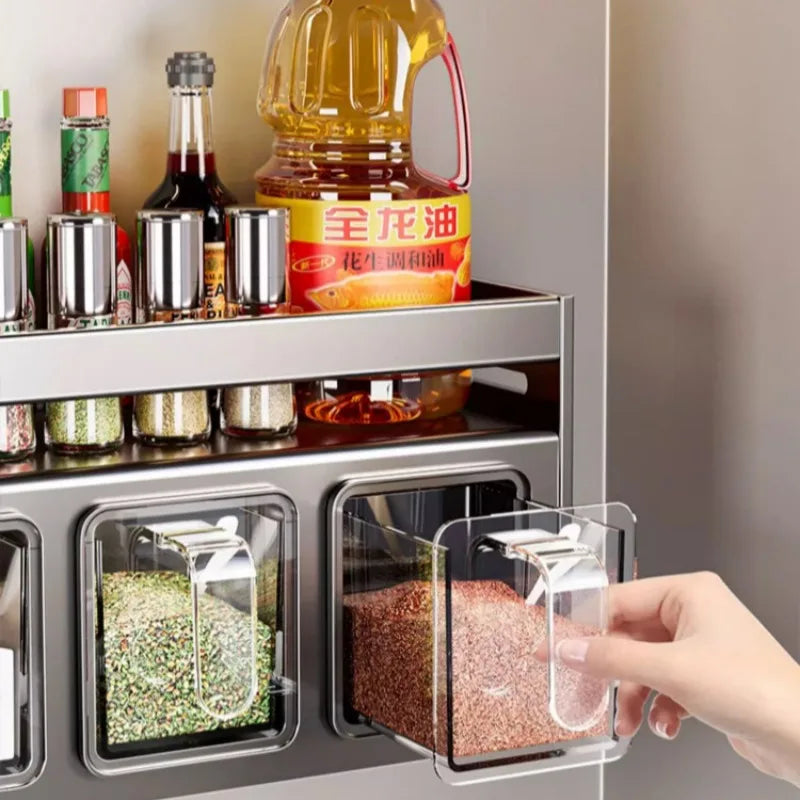 2025 Punch-Free Condiment Storage Rack Set