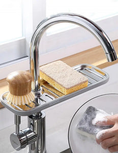 Stainless Steel Faucet Shelf – Sink Storage Rack & Towel Holder