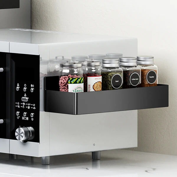 Magnetic Spice Rack Set – 4PCS Fridge Side Shelves & Cabinet Organizer for Kitchen