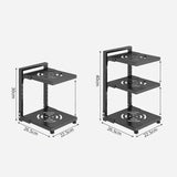 Adjustable Carbon Steel Pot & Pan Storage Rack