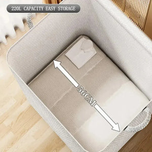 Large Capacity Quilt Storage Bag – Waterproof, Dustproof Duvet & Blanket Organizer