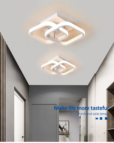 IRALAN LED Ceiling Chandelier Light – Flush Mount for Hallway, Kitchen & Bedroom