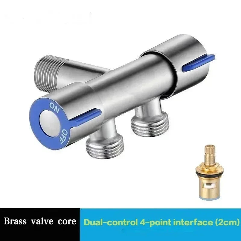 Brushed Stainless Steel Handheld Bidet Sprayer Set – Single Cold Water Faucet