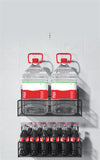 Punch-Free Bathroom Wall Storage Rack – Self-Adhesive Iron Mesh Shelf