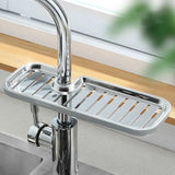 Stainless Steel Faucet Shelf – Sink Storage Rack & Towel Holder