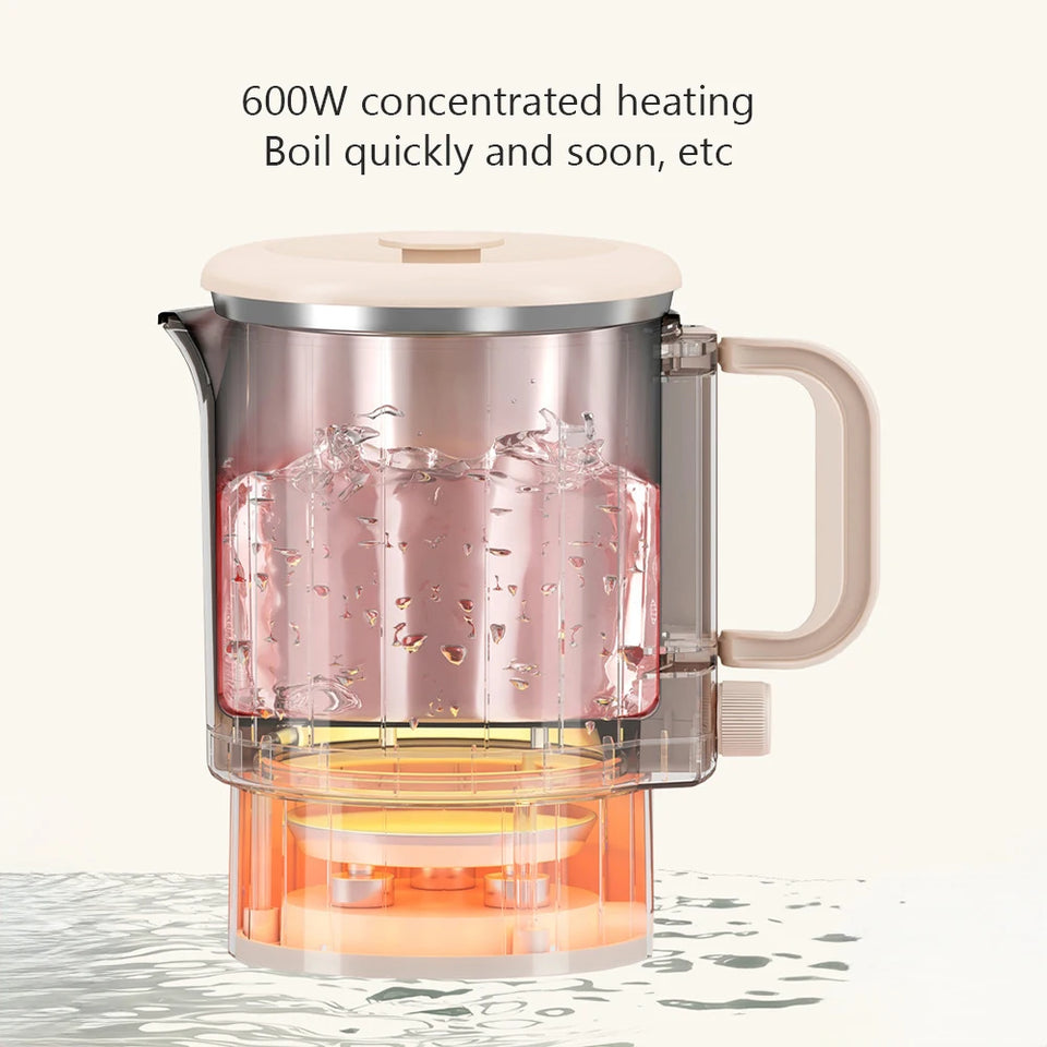 Folding Electric Kettle 220V – 304 Stainless Steel Portable Water & Noodle Cooker