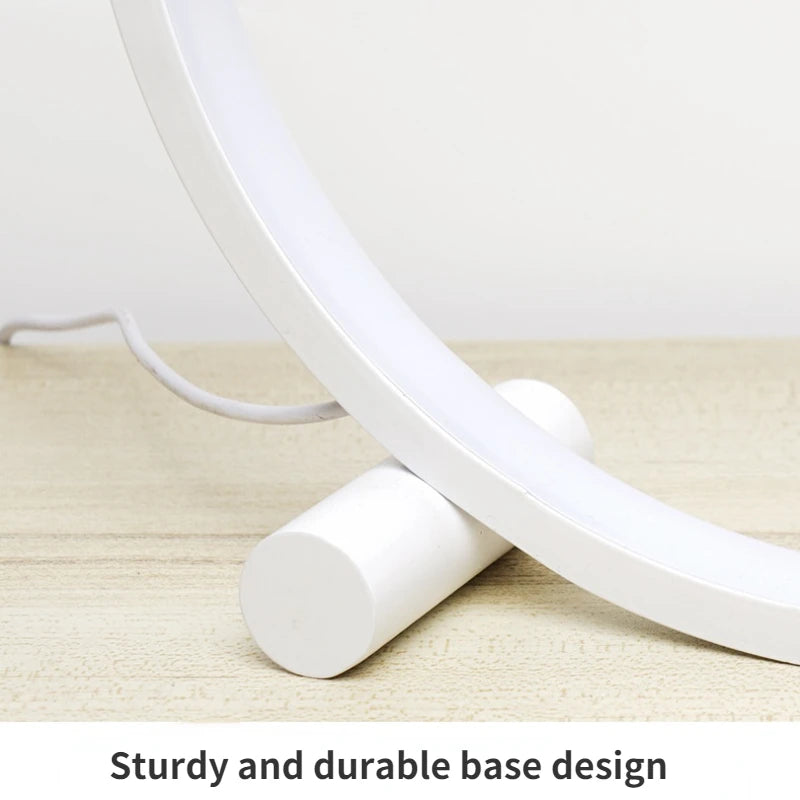 25CM Round LED Table Lamp Dimmable Bedside Night Light