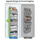 5-Shelf Hanging Organizer with Large Pockets – Over Door Storage