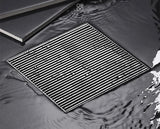 304 Stainless Steel Linear Floor Drain – Square Bathroom & Outdoor Courtyard Drain (12–30cm)