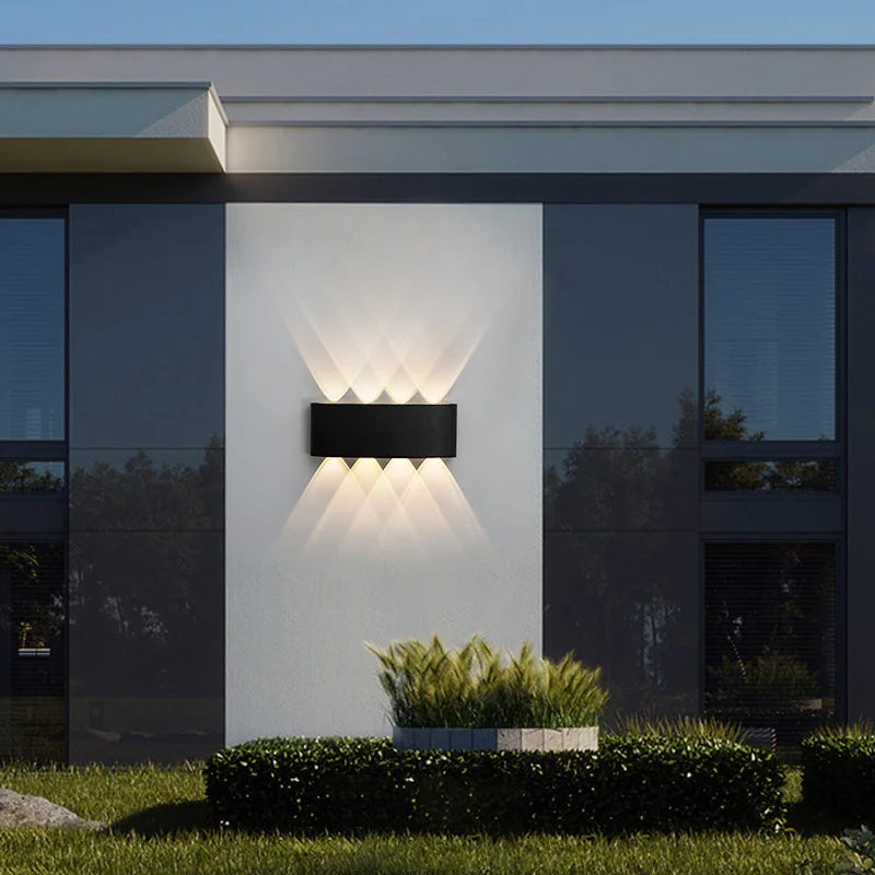 Outdoor Waterproof Wall Lamp – Minimalist LED Light for Gate & Garden