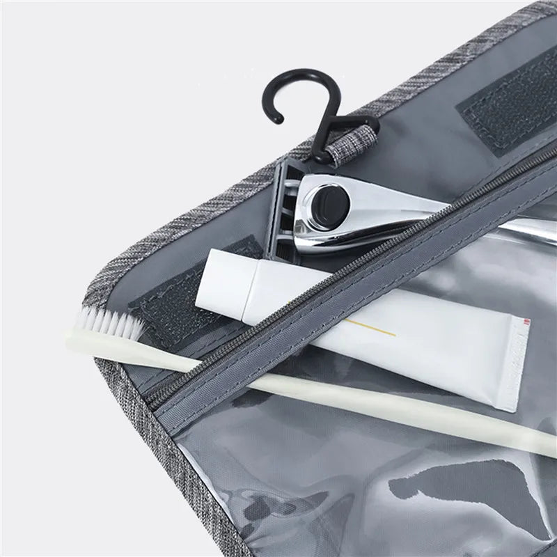 Large Hanging Travel Toiletry Bag – Makeup & Accessory Organizer for Men & Women