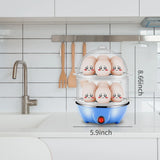 Double Layer Egg Cooker – 14 Egg Capacity Electric Boiler with Auto Shut-Off & Measuring Cup