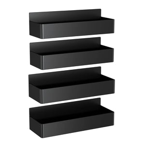 Magnetic Spice Rack Set – 4PCS Fridge Side Shelves & Cabinet Organizer for Kitchen