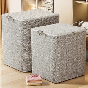 Large Capacity Quilt Storage Bag – Waterproof, Dustproof Duvet & Blanket Organizer