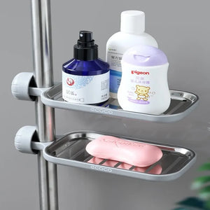 Stainless Steel Faucet Shelf – Sink Storage Rack & Towel Holder for Kitchen Utensils and Cloths

Stainless steel faucet-mounted sink storage rack and towel holder for kitchen use

